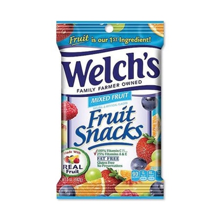 Dr Pepper Snapple Group Fruit Snacks, Mixed Fruit, 5 Oz Pouch, 12PK PIM05098